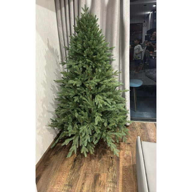 [Ảnh thực tế] Cây Thông Xanh Full PE 100% Lá PE hot Giáng Sinh 2025