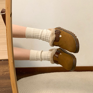  Giày Boot Nữ Đi Tuyết Lót Lông Thú Siêu Mềm Chống Lạnh Giày Cotton Dày Dặn 2 Lớp Hàng Chuẩn QC DL3 Tiemgiaycuato 