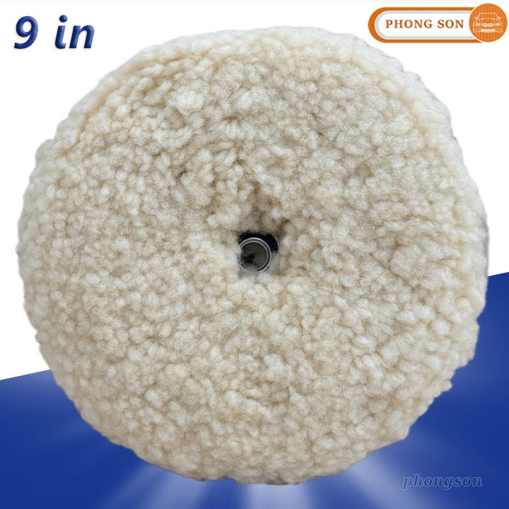 Phớt lông cừu 3M 05703 9 inch 2 mặt (Wool Compounding Pad 9in 22.8cm) dùng cho máy đánh bóng