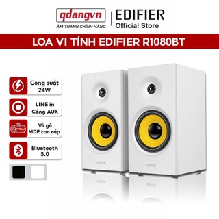  Loa bluetooth 5.0 EDIFIER R1080BT Bookshelf active Công suất 24W - Loa đa dụng mọi nhu cầu. 