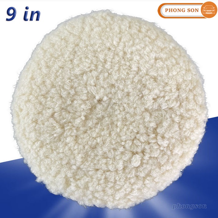 Phớt lông cừu đánh bóng 3M 33280 9 inch 2 mặt (double sided Wool Compounding Pad 9in 22.8cm)
