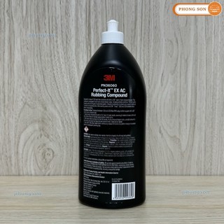 Dung dịch xi đánh bóng 3M 36060 946ml (bước 1)