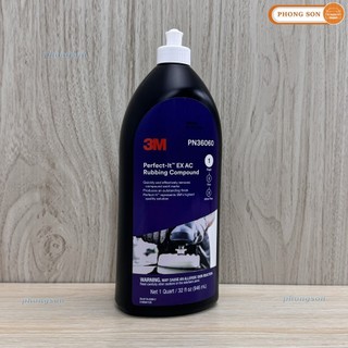 Dung dịch xi đánh bóng 3M 36060 946ml (bước 1)
