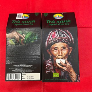Trà xanh cổ thụ trên 300 tuổi hữu cơ Shan Tuyết Fìn Hò Trà 100g Hoàng Su Phì Hà Giang Ocop 5*