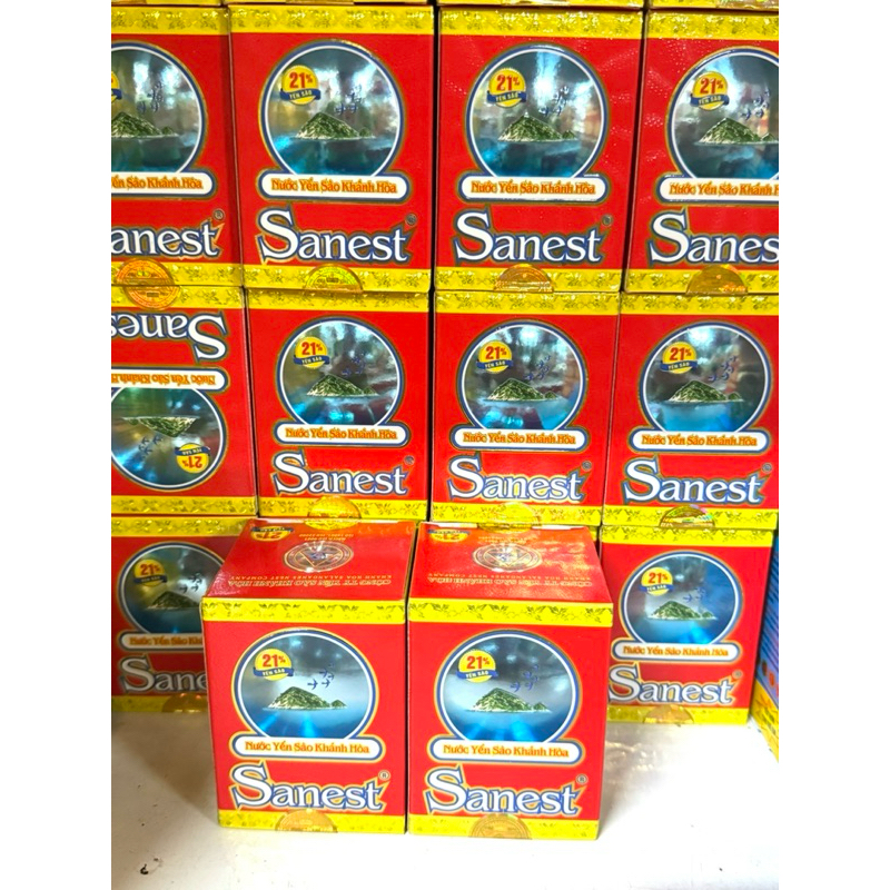 Combo 10 lọ yến sào Sanest Khánh Hòa 21% yến  70ml/lọ yến khánh Hòa