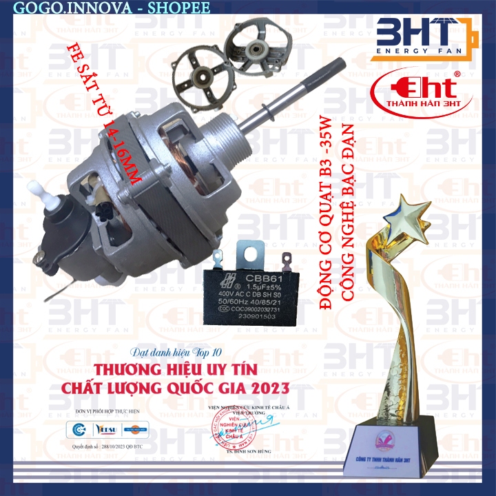 LỐC QUẠT B3-35W. 30% ĐỒNG- MOTER