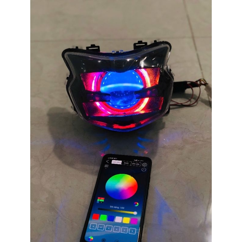 bộ bi cầu kèm led AUDI VISION 2021+2024