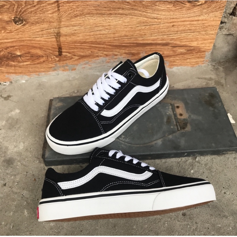 GIÀY VẢI CANVAS OLD SKOOL ĐEN (Full box, bill)
