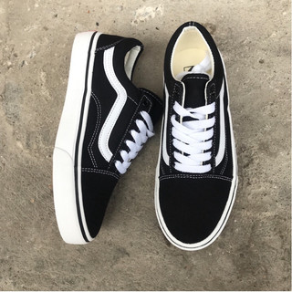 GIÀY VẢI CANVAS OLD SKOOL ĐEN (Full box, bill)