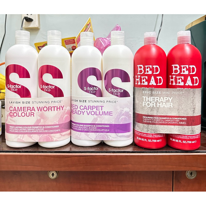 [Auth] cặp dầu gội xả Tigi Bed Head 750ml