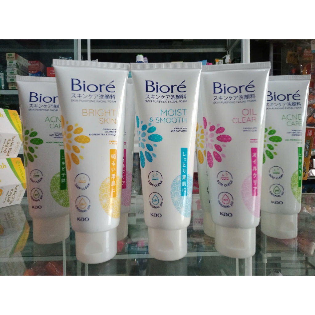 SỮA RỬA MẶT BIORÉ NHẬT BẢN MỘT TUÝP 100 GAM