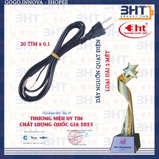 50 DÂY NGUỒN QUAT 2M ( CHỊU TẢI 100W)