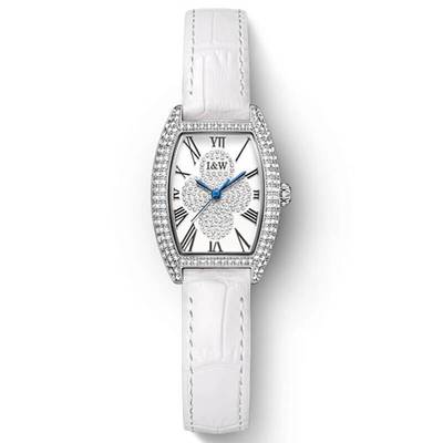 Đồng hồ nữ chính hãng I&W Carnival 581L-D1 Thay pin mễn phí,Kính sapphire,chống xước,Chống nước30m,điện tử (Pin),dây da