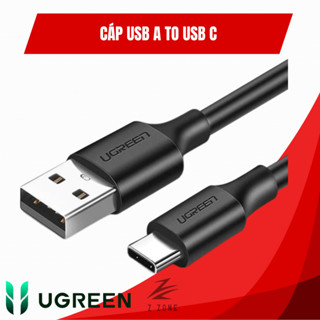 Cáp sạc nhanh truyền dữ liệu USB A to Type-c dài 0.25m/0.5m/1m/3m màu đen/trắng Ugreen