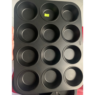 KHAY NƯỚNG BÁNH CUPCAKE 12 Ô -Hàng bakest dày