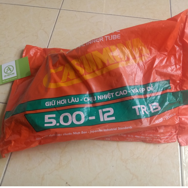 1 Săm (ruột) casumina xe ba gác máy size [ 5.00-12 / 5.50-13 ] cho xe tải, xe Lôi