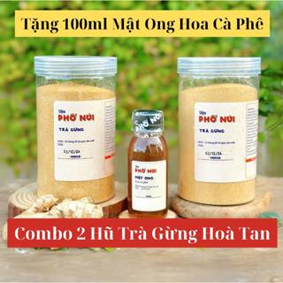 Combo 2 Hũ Trà Gừng 500gram/hũ [Tặng 100ml Mật Ong Hoa Cà  Phê] - Tiệm Phố Núi