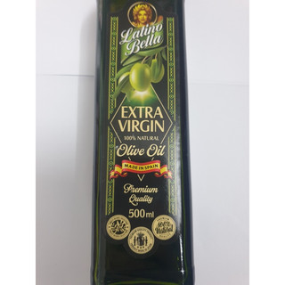 Dầu Oliu Extra Virgin Latino Bella - 500ml nhập khẩu Tây Ban Nha