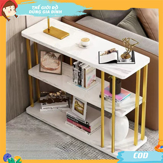 Kệ gỗ Decor để đồ Bàn Trà Phòng Khách, Bàn vuông 3 tầng Bàn Sofa Kệ Gỗ Bàn Nhỏ Để Cạnh Ghế sofa