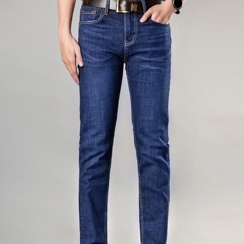 Quần Bò Nam Ống Đứng LE511 Xuất Dư Quần Jean Nam Slimfit Co Dãn Thời Trang Cao Cấp HAIAN JEAN