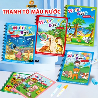 Tranh tô màu ma thuật MAGIC WATER - Tranh tô màu dùng nước cho bé và sử dụng nhiều lần - Đồ chơi giáo dục