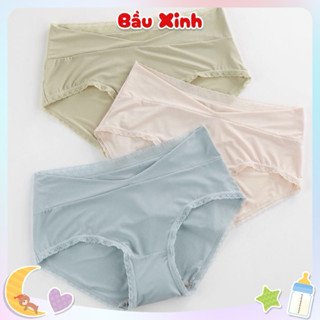  Quần lót bầu và sau sinh  chất vải su đúc mềm mịn thông hơi đũng kháng khuẩn bigsize 9090 