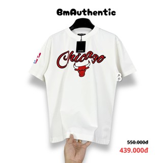 [HIGH QUALITY] Áo Thun Chicago Bulls Cotton Cao Cấp Form Rộng - BM Authentic