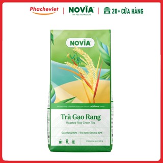 Trà gạo rang Novia 500gr, Trà Gạo Rang Lạc Vương 500g