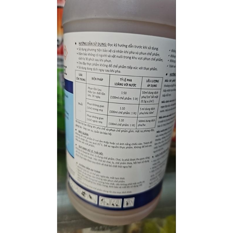 Thuốc diệt trừ muỗi thế hệ mới Bioper 55EC của Hàn Quốc(Chai 1L)