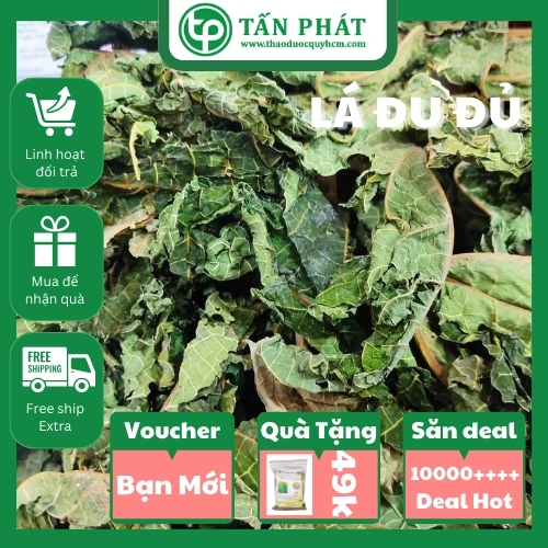 [Hàng Công Ty] Lá đu đủ đực sấy khô 1kg