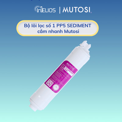 Lõi lọc nước Mutosi số 1 dạng đúc cắm nhanh - Lõi đúc PP 5 Micron Filter dành cho máy Mutosi, Sunhouse, Kangaroo,...
