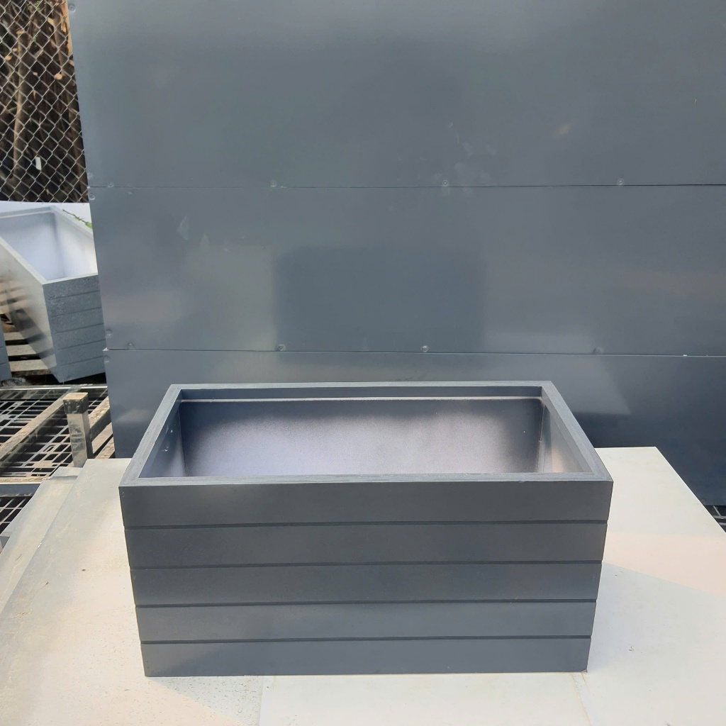 Chậu cây composite; chậu composite siêu nhẹ, chống nước, chống nắng, trồng cây nuôi cá ban công, sân