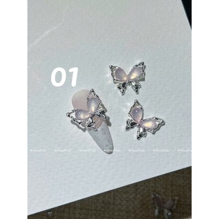Charm bướm cánh ngọc đính móng lẻ 1 chiếc
