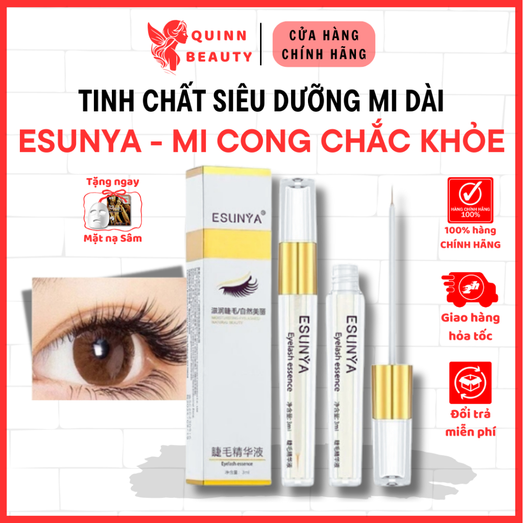 Tinh chất serum siêu dưỡng mi ESUNYA - Giúp kích thích mọc mi, cho đôi mi dày dài chắc khỏe, không gây cay mắt - QUINN