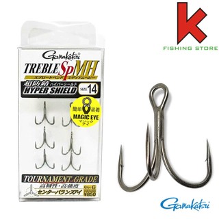  Lưỡi ba tiêu GAMAKATSU TREBLE SP MH bén nhẹ chống rỉ sét tốt chuyên câu lure cá lóc cá chẽm 