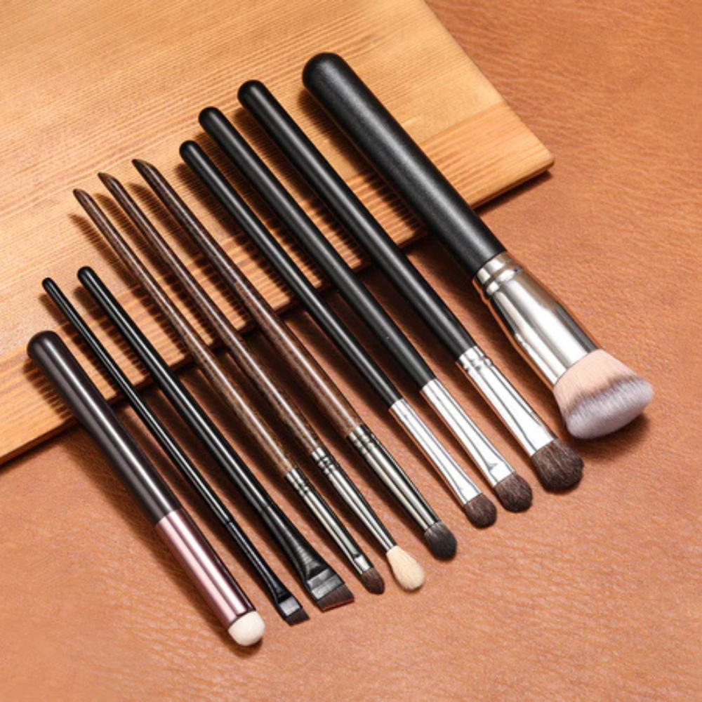 Bộ Cọ OVW 10 Cọ Trang Điểm Cọ Make Up Tổng Hợp Tặng Kèm Túi Lưới Tiện Lợi BXK COSMETICS