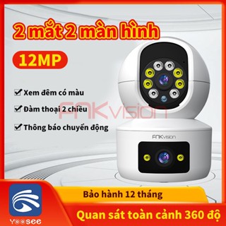Camera IP Wifi Yoosee 5G FNKVISION mẫu mới 2023 - quan sát 360 độ - phiên bản tiếng việt - bảo hành 12 tháng