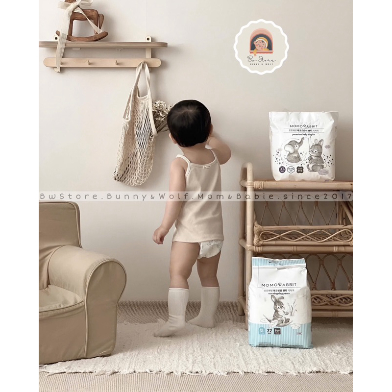 Bỉm Quần / Tã Dán Momo Rabbit Hàn Quốc đủ size S/L/XL/XXL [ BW Store ]