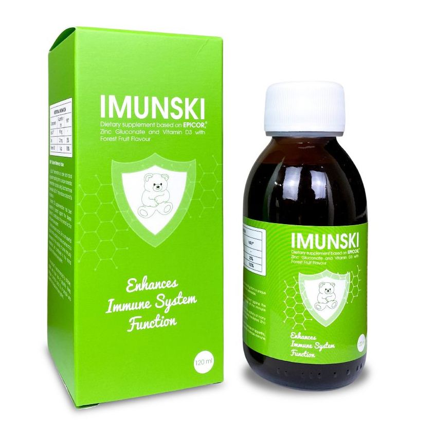 IMUNSKI - Hỗ trợ tăng cường sức đề kháng cho trẻ - Lọ 120ml