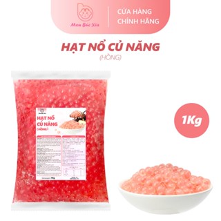 Hạt Nổ Củ Năng Hồng Dạng Túi 1KG - Toping Nhiều Thạch Ít Nước, Thạch Nổ Củ Năng Hồng