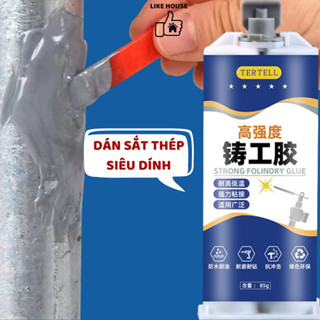  Keo dán sắt thép Keo dán nhựa cứng siêu dính chịu nhiệt tốt an toàn Keo dán đa năng LIKE - KDS01 