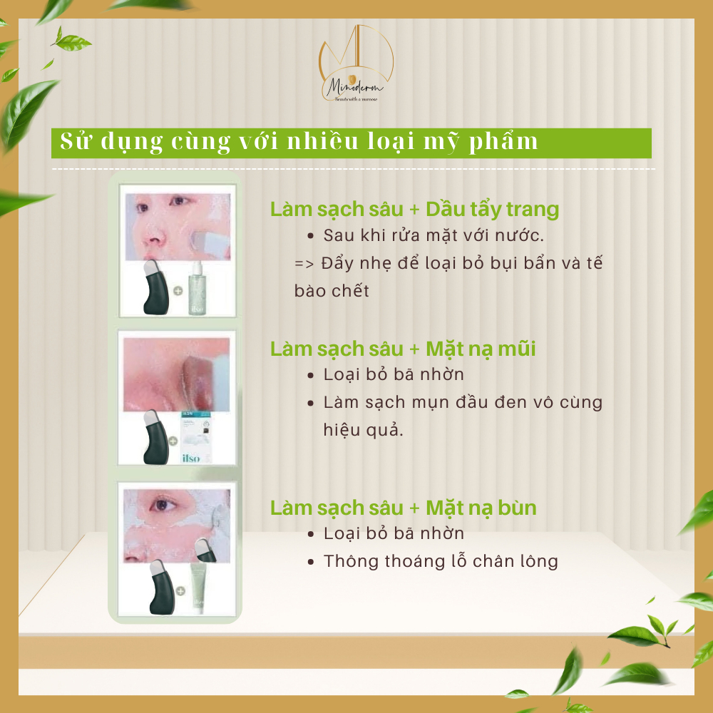 Ảnh 6 của Dụng cụ cà da chết mặt BEABIAI làm sạch tế bào chết, giảm mụn đầu đen, mụn cám