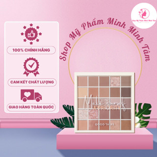 Bảng Phấn Mắt GOGO TALES Bảng Mắt 25 Ô Make Up Cá Nhân Chuyên Nghiệp Bền Màu Lâu Trôi