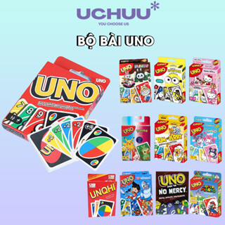 Bộ Bài UNO UCHUU Boardgame UNO Mở Rộng Nâng Cấp No Mercy Sanrio Labubu Minions Pokemon Hello Kitty