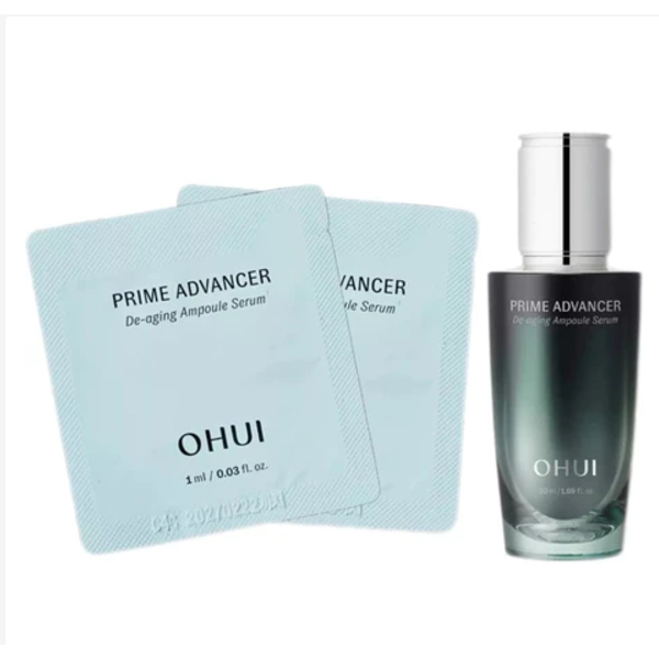 10 Gói Serum Ohui xanh chống lão hóa giảm nếp nhăn Ohui Prime