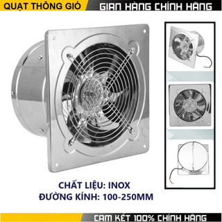 Quạt thông gió công nghiệp 100% inox hút gió 1 chiều