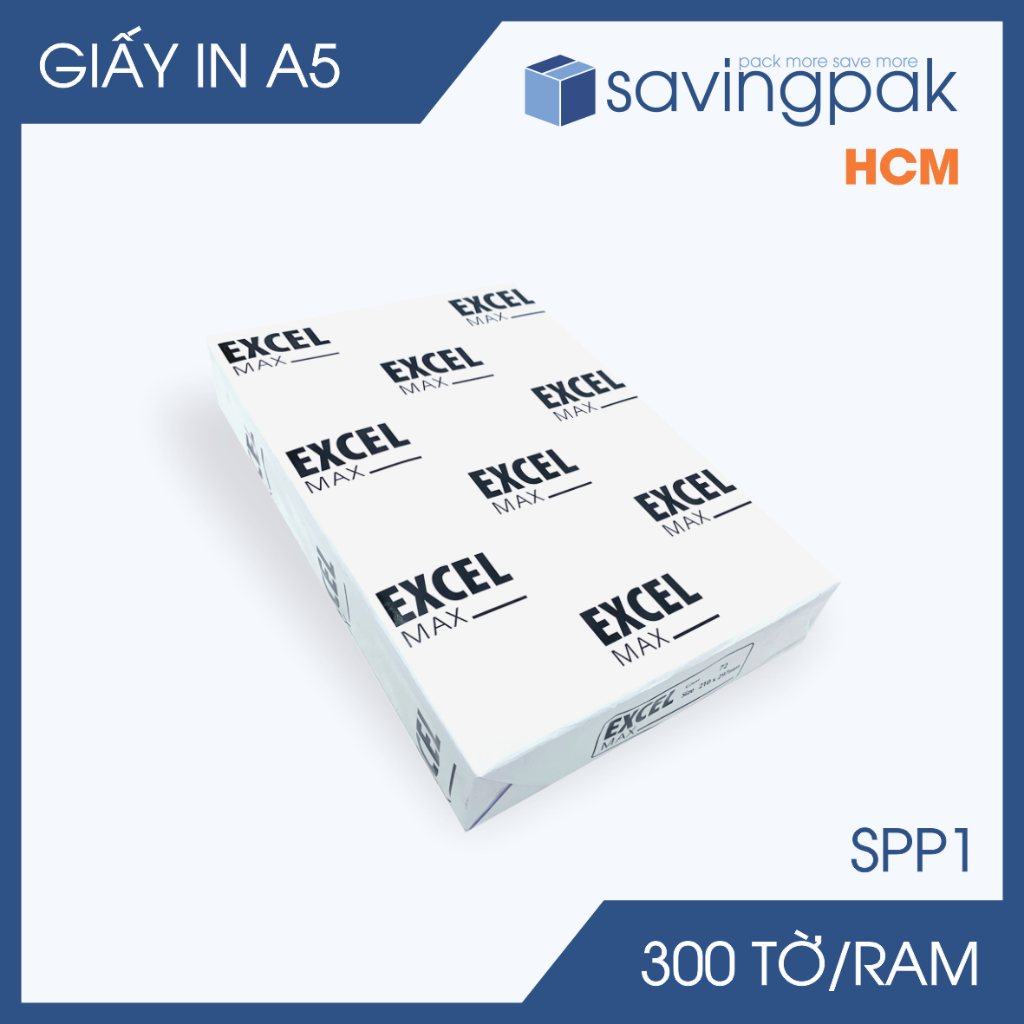 SPP1 - Combo 10 ream giấy in A5 giá rẻ - Giấy in đơn, giấy in văn phòng - 72gsm -S.GA5E73