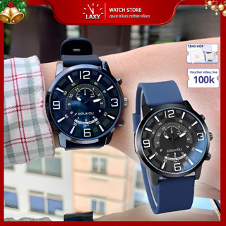 [Video& Ảnh THẬT] Đồng Hồ Nam Doukou Mặt 3D Kính Đổi Màu Phong Cách Cá Tính Đeo Tay Thời Trang