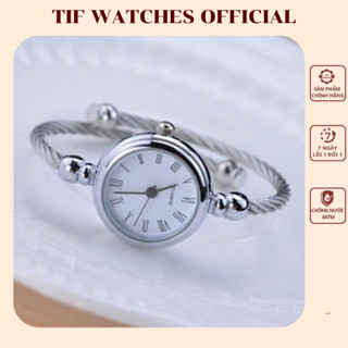 Đồng hồ vòng tay nữ KIKO Tif Watches kim loại thiết kế thanh lịch làm quà tặng kiểu dáng độc lạ size 22mm