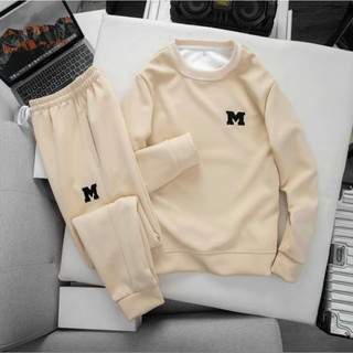 Set Bộ Quần Áo Nỉ Ép 2 Da Thu Đông Logo Thêu Bộ Quần Áo Nam Dài Tay Chất Nỉ Hot Nhất 2024 